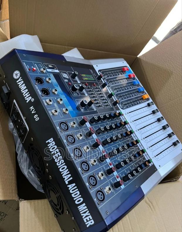 Yamaha Kv 60 6channel Powered Professional Audio Mixer. · Photo 2