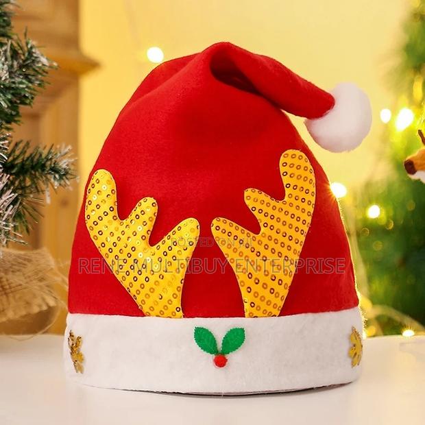 Merry Christmas Antlers/Santa Claus Hat (One Size)