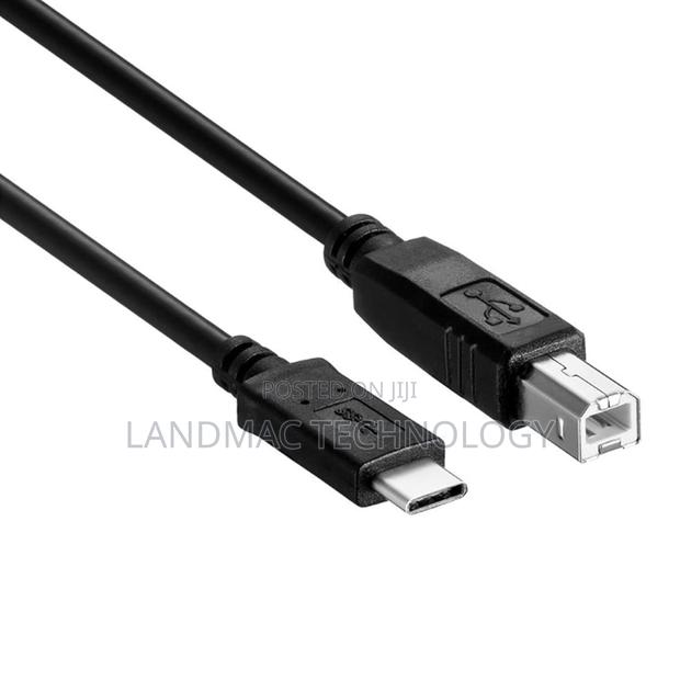 Usb-B to Usb-C Cable – 2m High-Speed Printer Transfer · Photo 4