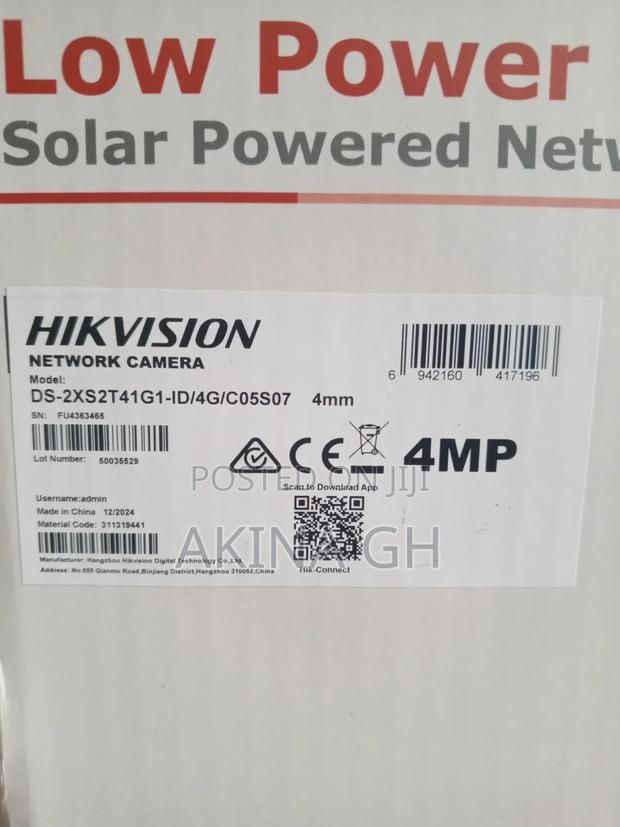 Hikvision 4mp Bullet Solar Network Camera Ds-2xs2t41g1-Id/4g · Photo 4
