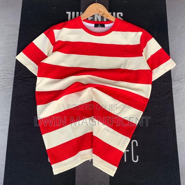 Unisex Striped Cotton T Shirts