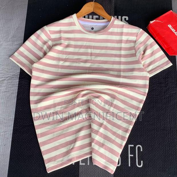Unisex Striped Cotton T Shirts