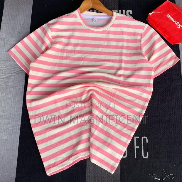 Unisex Striped Cotton T Shirts