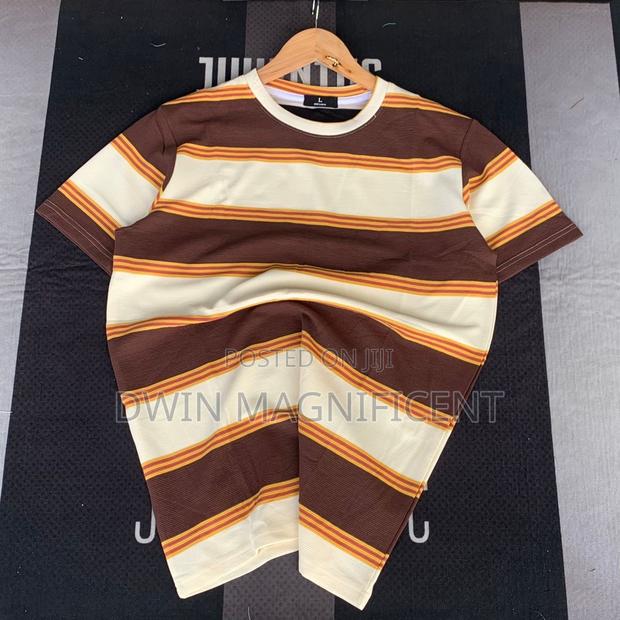 Unisex Striped Cotton T Shirts