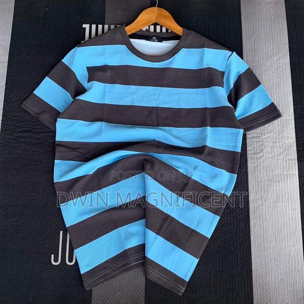 Unisex Striped Cotton T Shirts