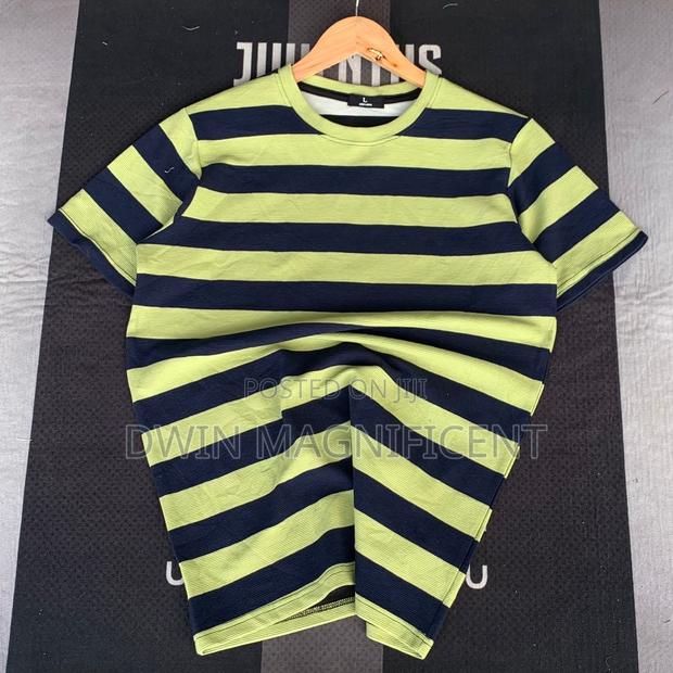 Unisex Striped Cotton T Shirts