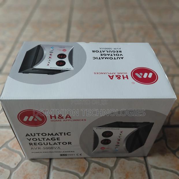 H a Home Appliances Automatic Voltage Regulator Avr-5000va Power photo 2