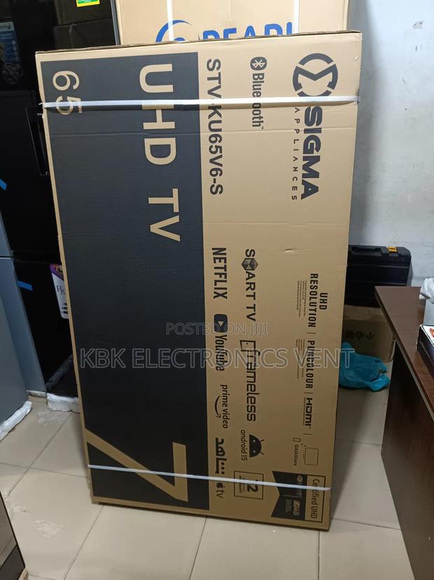 Sigma 65" Flameless Smart Uhd 4k+Bluetooth Led Tv photo 2