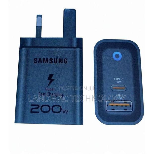 Samsung 200w Pd Super Fast Type-C to Type-C Charger. - Black photo 3