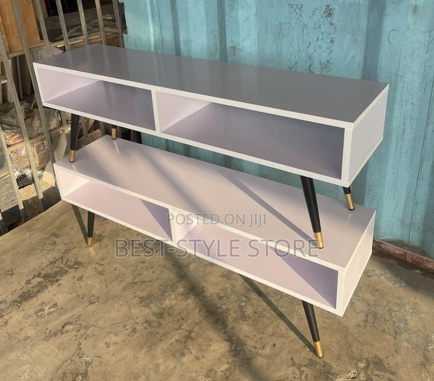 Modern White Tv Stand (Free Delivery )