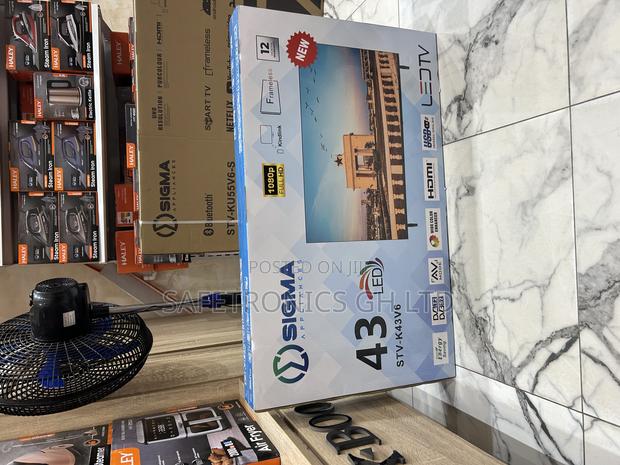 Secured New Sigma (Sig-K43v6) Full Hd Led Bright Screen 43 Inch Tv · Photo 3