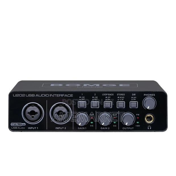 Bomge U202 Usb Audio Interface Computer Recording,Streaming,Podcasting · Photo 4