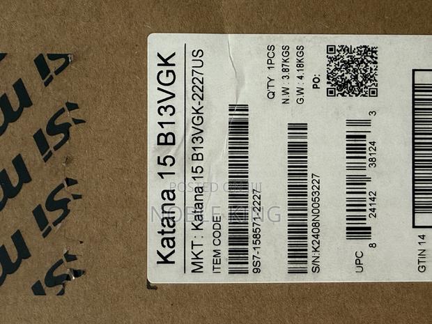New Laptop MSI Katana 15 32GB Intel Core I7 SSD 1T photo 2
