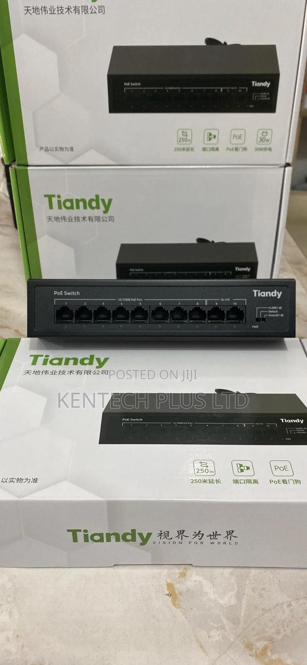 8port Original Tiandy Poe Switch · Photo 4