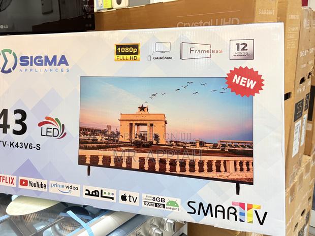 Sealed in Box Sigma Sig-K43v6-S 43 Inch FHD Smart Android Tv