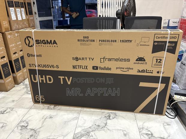 Quality Yet Affordable Sigma Sig-Ku65v6-S 65” Uhd Android Tv