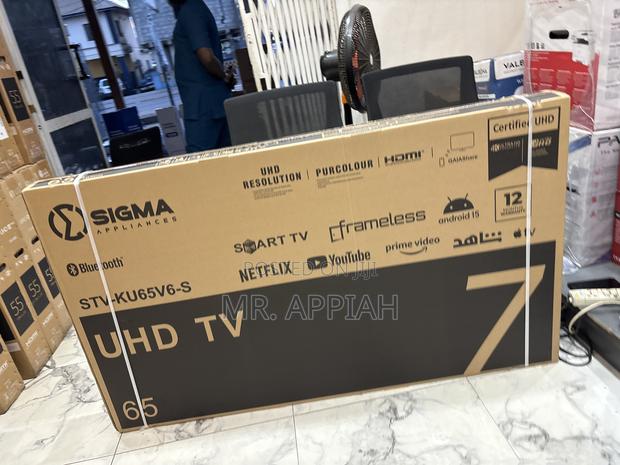 Quality Yet Affordable Sigma Sig-Ku65v6-S 65” Uhd Android Tv photo 2