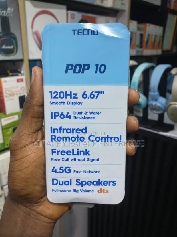 New Tecno Pop 10 128 GB Silver photo 2