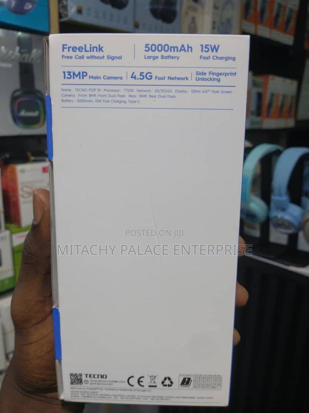 New Tecno Pop 10 128 GB Silver photo 3