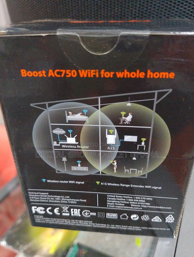 Tenda Ac750 - Dual Band Wifi Repeater - Model A15 photo 2