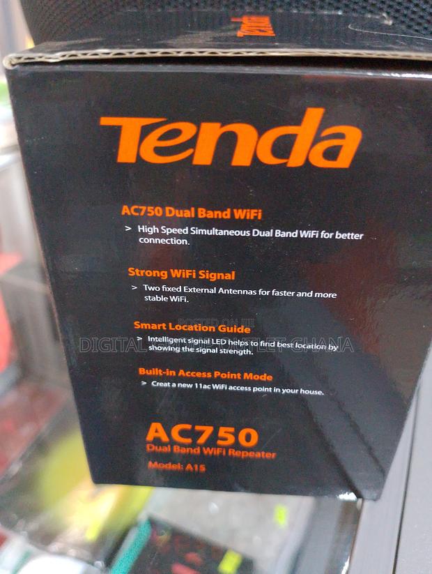 Tenda Ac750 - Dual Band Wifi Repeater - Model A15 photo 3