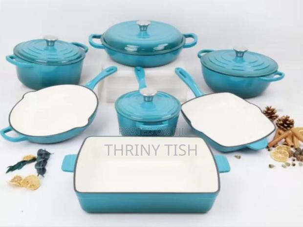7pcs Cast Iron Cookware photo 5