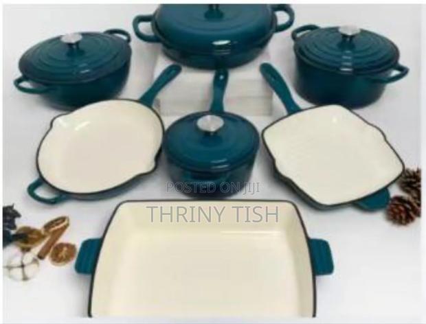 7pcs Cast Iron Cookware photo 6
