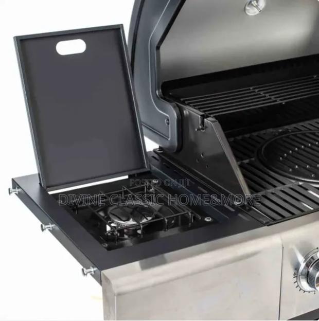 Outback Meteor 4-Burner Hybrid Gas Charcoal BBQ With a Side Burner photo 4