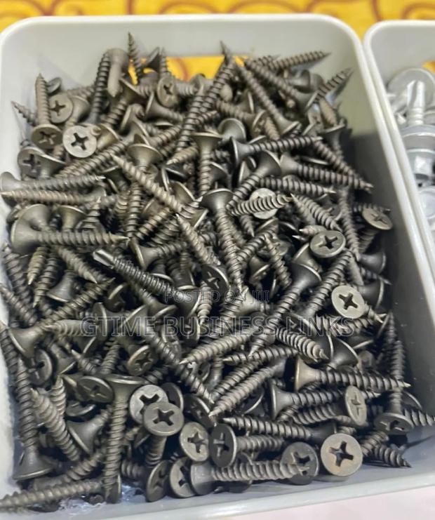 Plasterboard Boarding Screws, Tapping Screws, Nylon Plugs, Mesh Tape