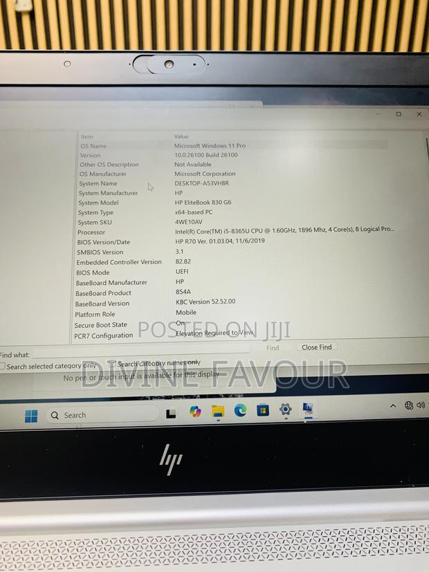 Laptop HP EliteBook 830 G6 16GB Intel Core I5 SSD 256GB photo 10