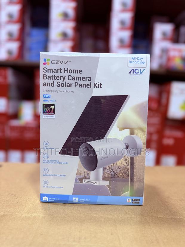 Ezviz Cb3 Outdoor Wi-Fi Camera With Solar Panel Standalone · Photo 2