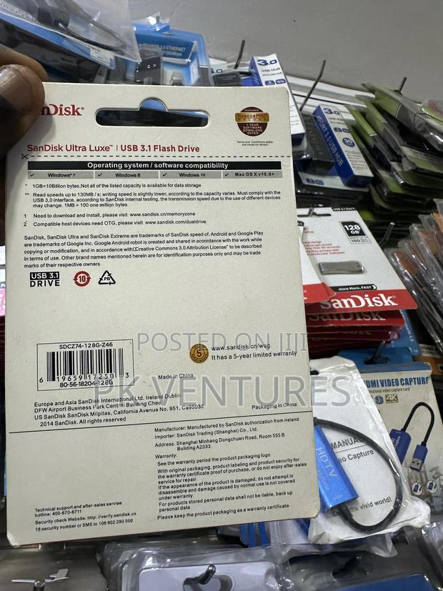 128gb Sandisk Pendrive photo 2