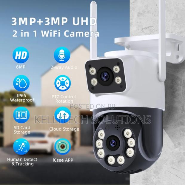 Best Selling Icsee Dual Lens CCTV Camera