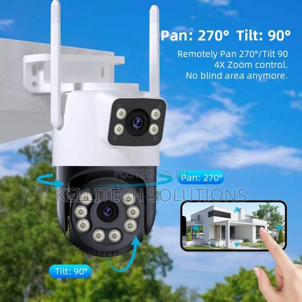Best Selling Icsee Dual Lens CCTV Camera photo 2