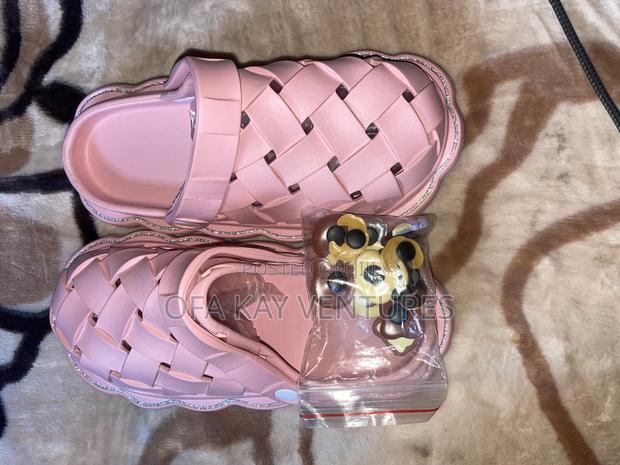 Pink Crocs for Baby Girls Size 36/37 photo 2