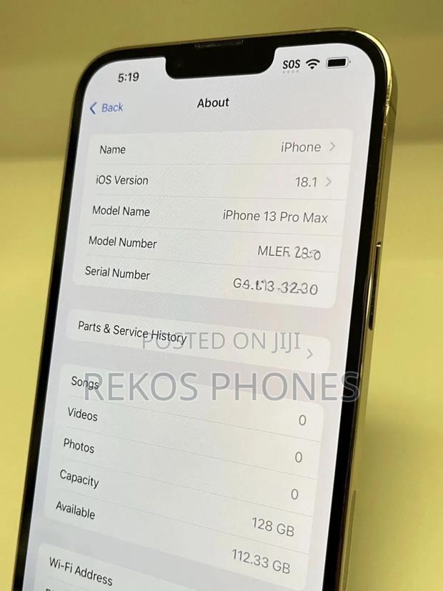 New Apple iPhone 13 Pro Max 128 GB Gold photo 7