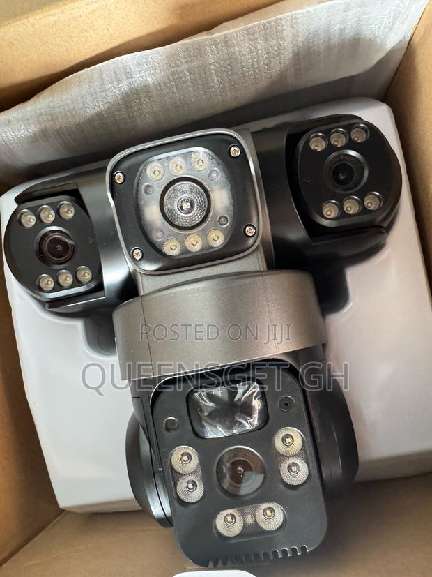 3 Camera Lens 4g Solar Surveillance CCTV Camera Take All Networks