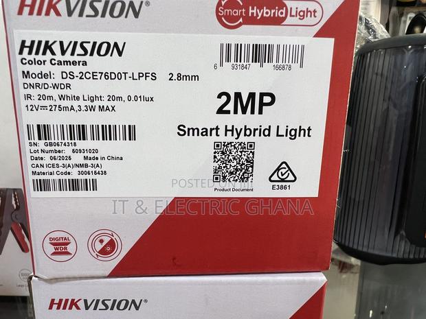 Hikvision 2mp Smart Hybrid Dome Camera photo 4