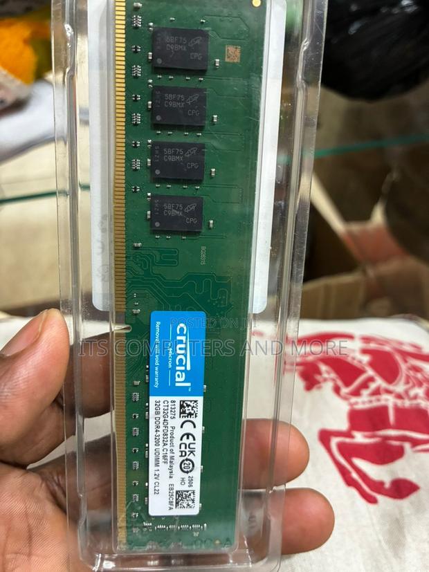 32gb Ddr4 Desktop Ram (Crucial) photo 3