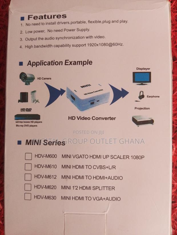 Hd Mini Hdmi 2 Av Converter photo 2