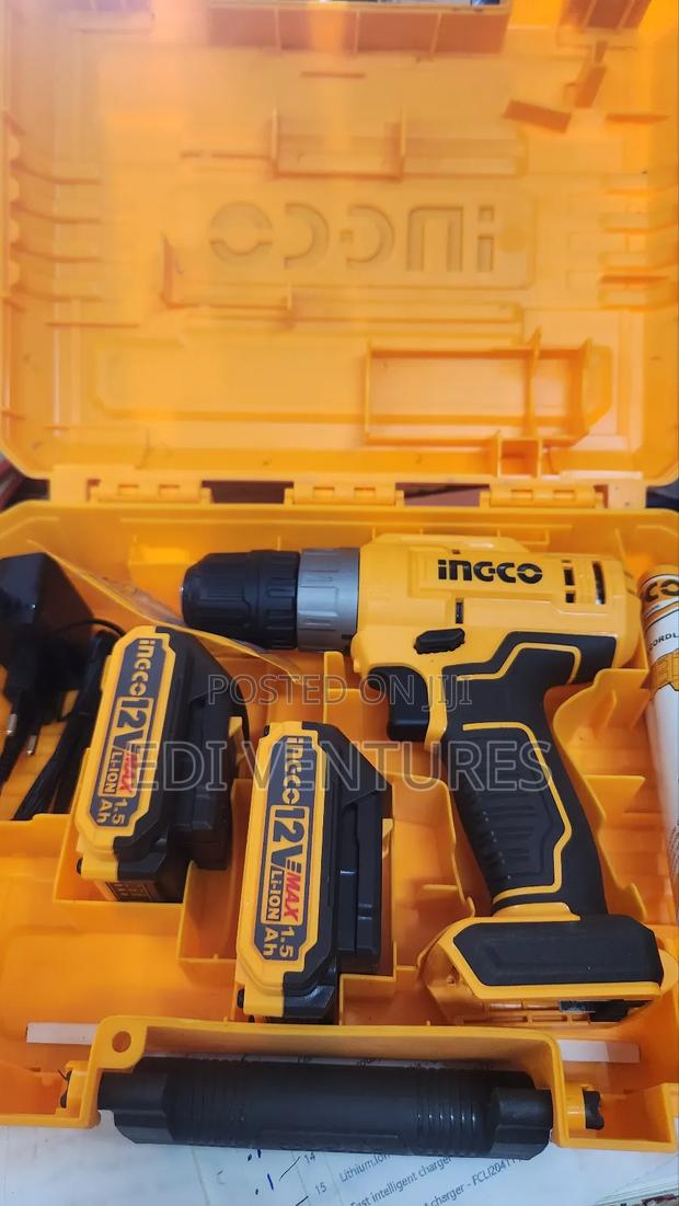 Ingco Cordless Drill 12v 1.5ah (Two Batteries) photo 2