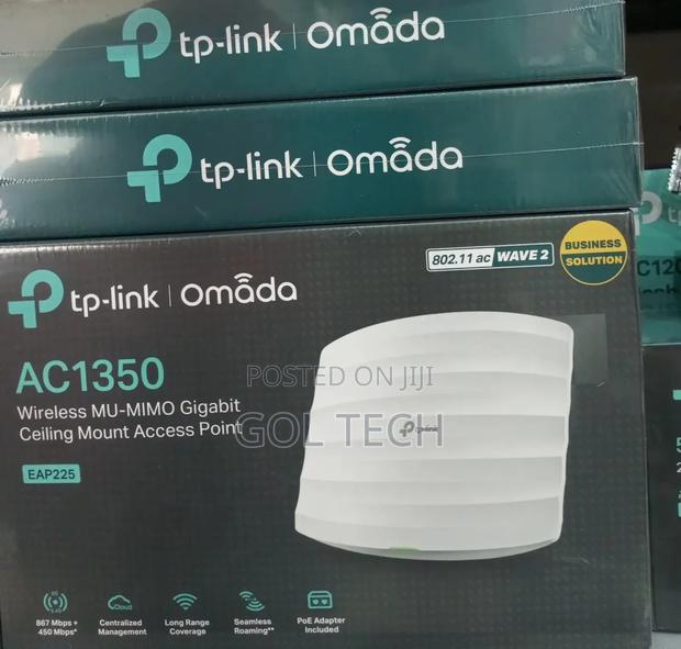 Tp -Link Omada Ac1350 Router Eap225 Wireless Mu-Mimo Gigabit Ap Indoor