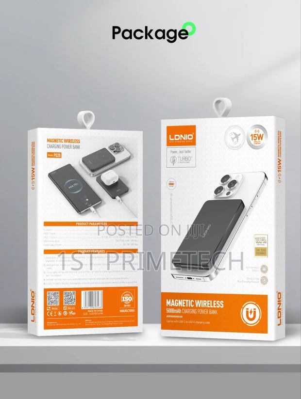 Ldnio Ultralight 5,000 Mah Magnetic Wireless Power Bank photo 2
