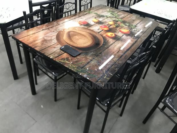 Glass Top Dining Set