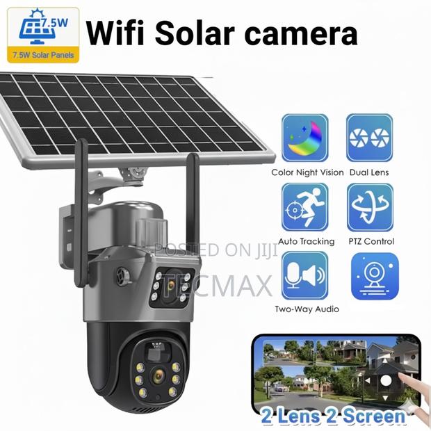Dual Lens Wifi Solar Camera