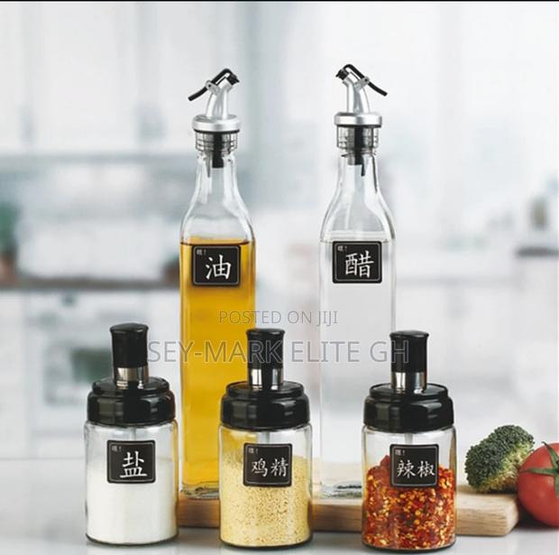 5pcs Set Oil Jars Spice Containers · Photo 2
