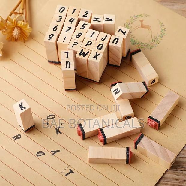 Alphabet Stamp Set With Ink Pad photo 2