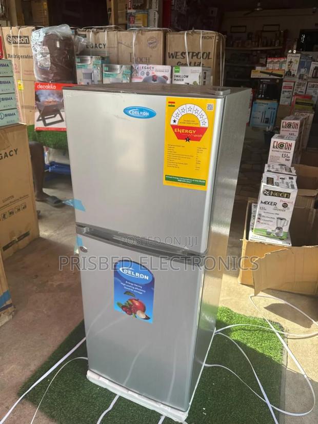 Delron Double Door Fridge 102 Litres Top Freezer photo 2