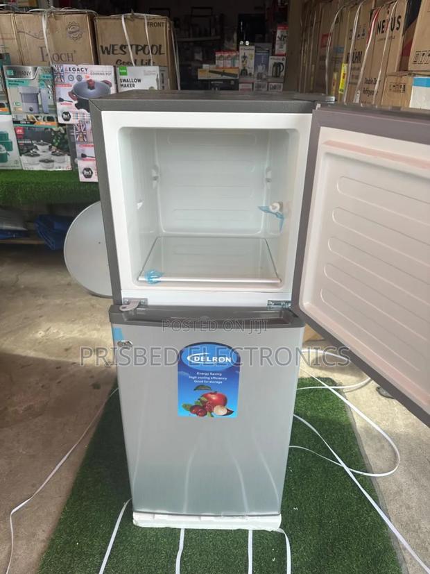 Delron Double Door Fridge 102 Litres Top Freezer photo 3