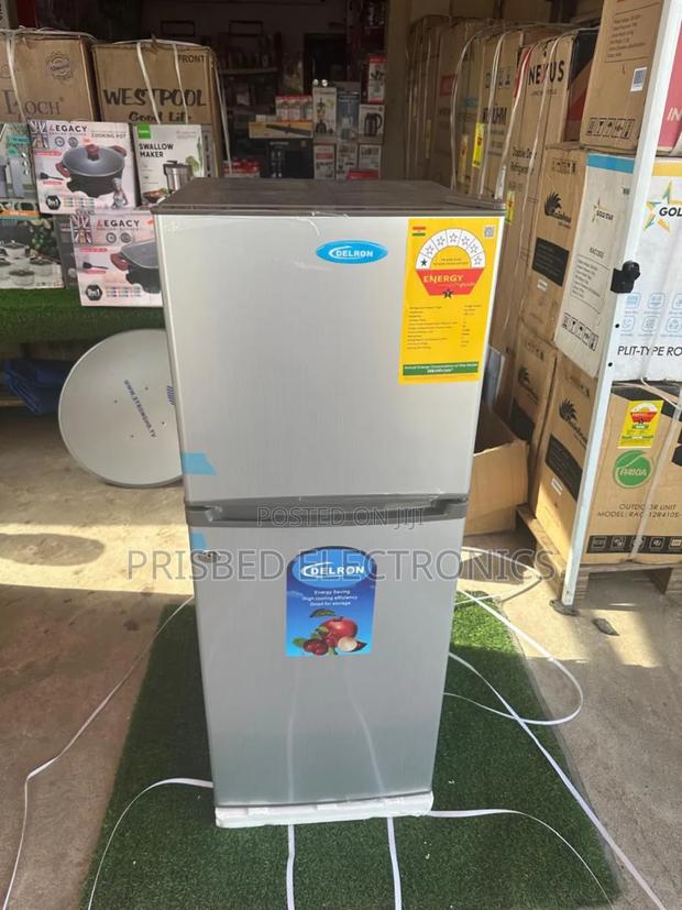 Delron Double Door Fridge 102 Litres Top Freezer photo 4